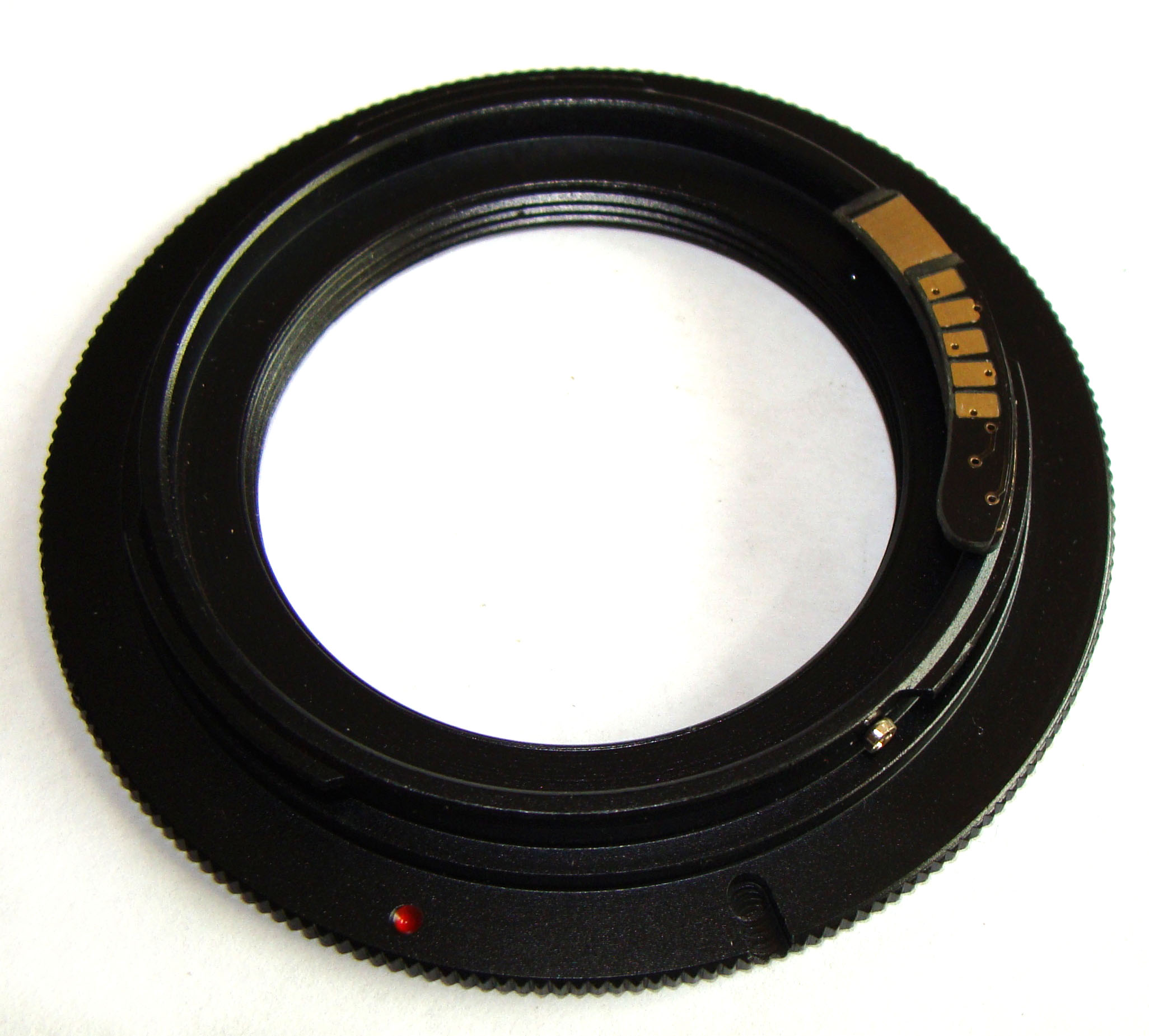 Адаптер m39 - Canon EOS с чипом подтверждения фокусировки (одуванчик)
